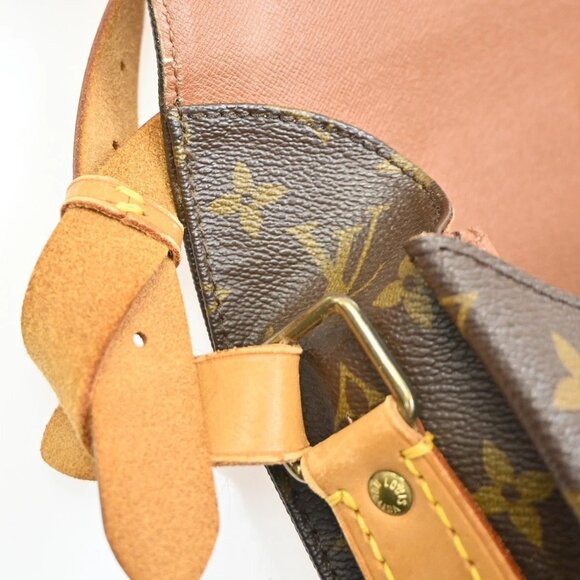 LOUIS VUITTON Cartouchiere GM Shoulder Bag Monogram Leather Brown M51252 72CA570 - Picture 10 of 16